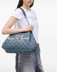 Marc Jacobs The Quilted Denim Large Chain Sack Bag