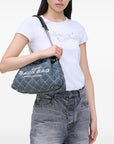 Marc Jacobs The Quilted Denim Chain Sack Bag