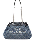 Marc Jacobs The Quilted Denim Chain Sack Bag