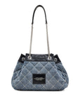 Marc Jacobs The Quilted Denim Chain Sack Bag