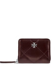 Tory Burch Kira Small Wallet With Diamond Quilting And Full Zip Closure