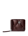 Tory Burch Kira Small Wallet With Diamond Quilting And Full Zip Closure