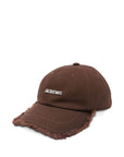 JACQUEMUS Hats Brown