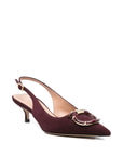 Ferragamo With Heel Bordeaux