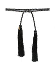 Forte Forte Braided crystal-embellished belt