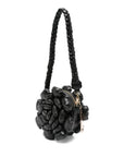 La Milanesa Rose-shaped braided-strap shoulder bag
