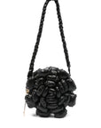 La Milanesa Rose-shaped braided-strap shoulder bag