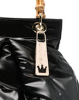 La Milanesa Quilted bamboo-handle tote bag