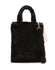 La Milanesa Faux-fur double-handle tote bag