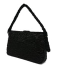 La Milanesa Textured buckle shoulder bag