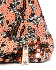 La Milanesa Sequin-embellished triangle shoulder bag