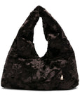 La Milanesa Crushed-texture tote bag