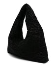 La Milanesa Textured triangular tote bag