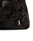 La Milanesa Plush-effect shoulder bag