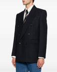 Saint Laurent Jackets Blue