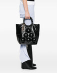 La Milanesa Klodiana padded circle-detail tote bag