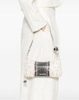 JACQUEMUS The Bisou Perle ball-embellished shoulder bag