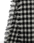 Faliero Sarti Gingham frayed-edge scarf