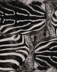 Faliero Sarti Zebra-print fringed scarf