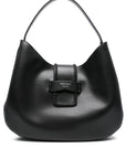 Emporio Armani Braided-detail leather shoulder bag