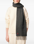 Ami Paris Scarfs Grey