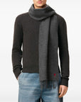 Ami Paris Scarfs Grey