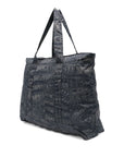 Adidas By Stella McCartney Foldable bag with a slightly shiny crocodile print