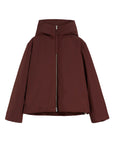 JIL SANDER PLUS Coats Bordeaux