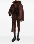 JIL SANDER PLUS Coats Bordeaux