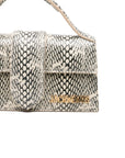 JACQUEMUS Le Bambino snake-print tote bag