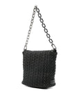 Emporio Armani Small Hobo Bag in Embossed Leather