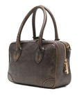 Golden Goose Vita Bag in sheepskin with gold details