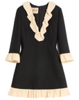 Valentino Ruffle-trim mini dress
