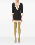 Valentino Ruffle-trim mini dress