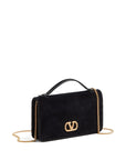 Valentino Garavani Suede flap shoulder bag