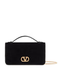 Valentino Garavani Suede flap shoulder bag