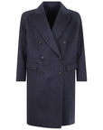 Brunello Cucinelli Double-breasted long-sleeve coat