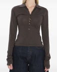 JACQUEMUS T-shirts and Polos Brown