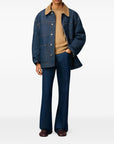 Ami Paris Coats Blue
