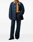 Ami Paris Coats Blue
