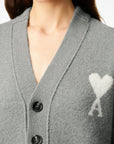 Ami Paris Sweaters Grey