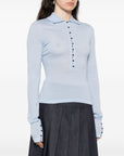 JACQUEMUS T-shirts and Polos Clear Blue