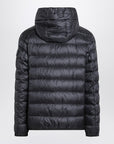 Moncler Short blue zip-up puffer