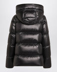 Moncler Shiny black zip jacket