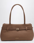 Manu Atelier Le Cambon East West Mocha Mousse suede bag