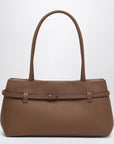 Manu Atelier Le Cambon East West Mocha Mousse suede bag