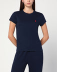 Polo Ralph Lauren Navy blue cotton T-shirt with logo