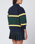 Polo Ralph Lauren Long-sleeved polo in blue/yellow/green stripes