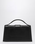 JACQUEMUS Le Grand Bambino bag in black leather