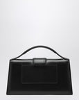 JACQUEMUS Le Grand Bambino bag in black leather